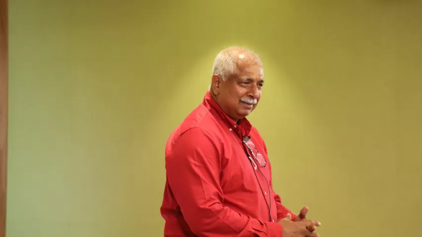 Guest delivering a talk