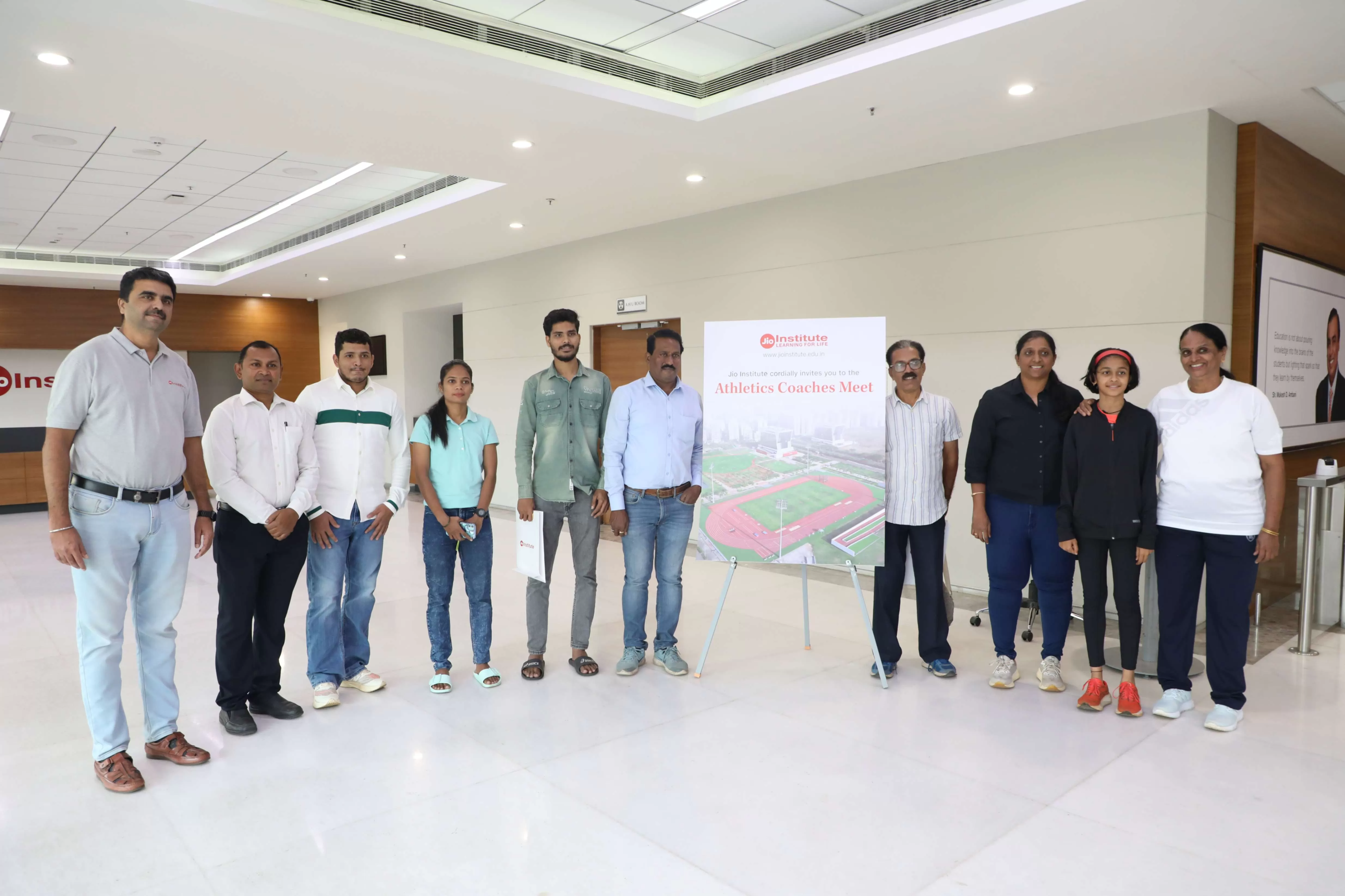 Athletics Coaches Meet at Jio Institute