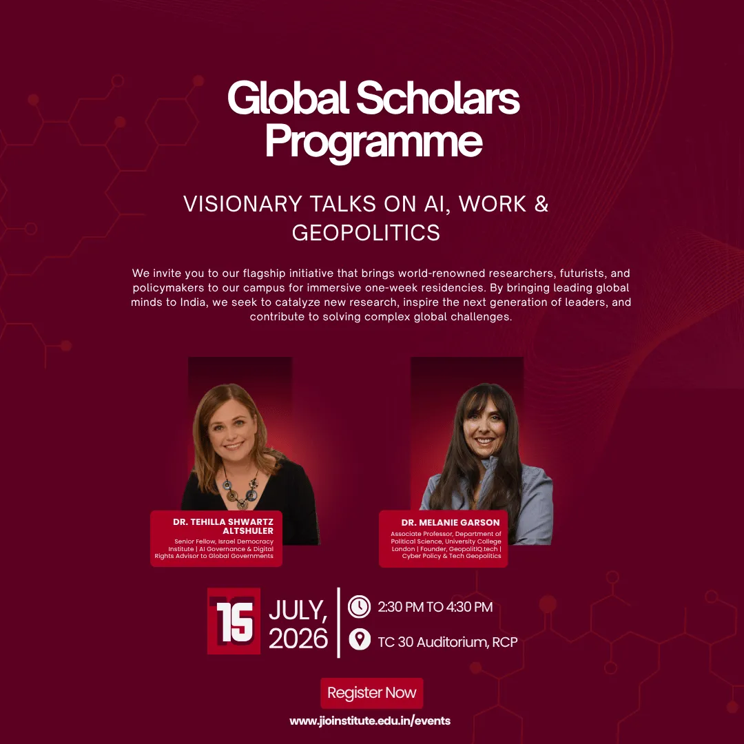Global Scholars Programme: Visionary Talks on AI, Work & Geopolitics